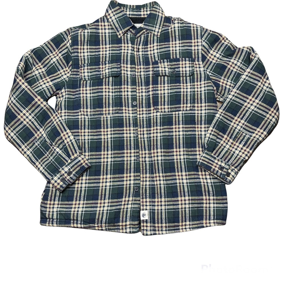 Men’s Boston Traders Fleece Lined Flannel Size M